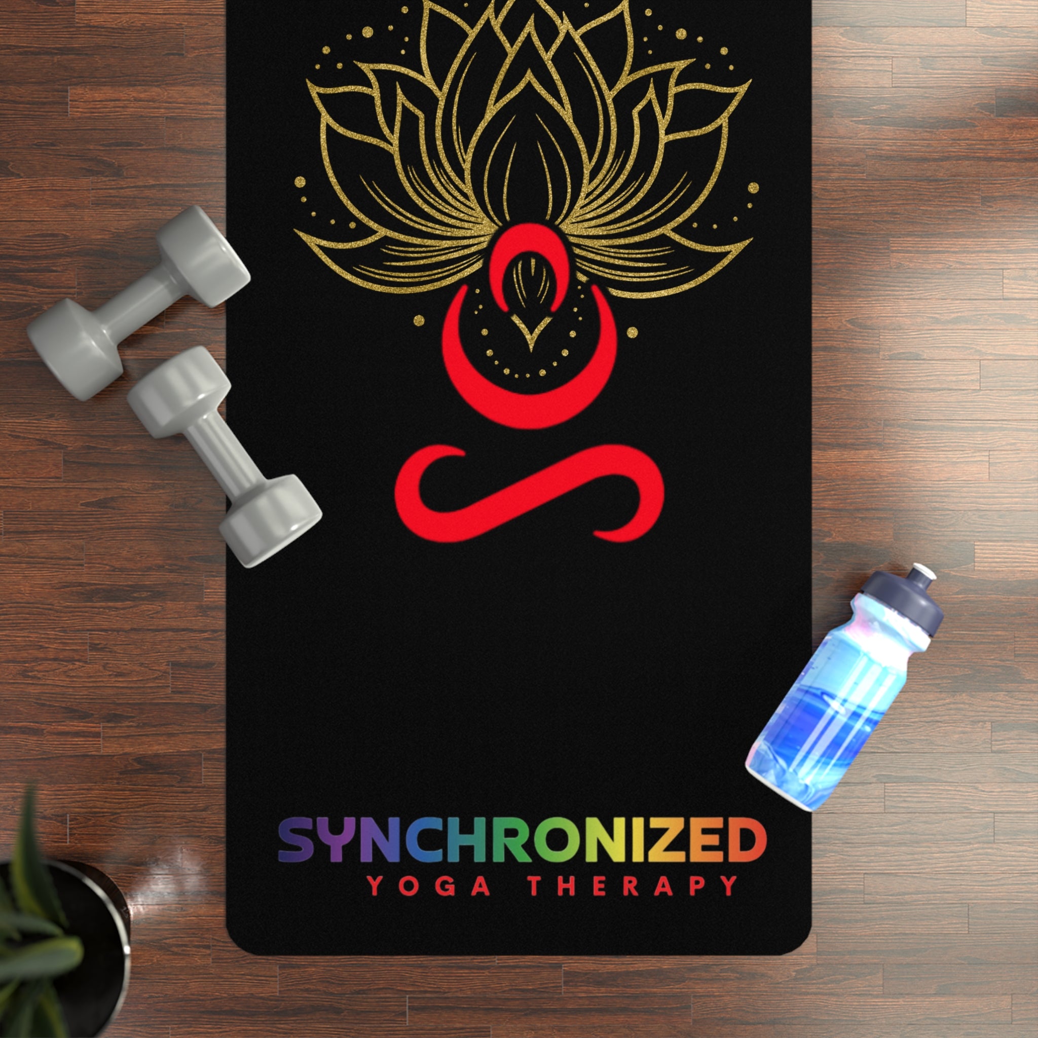 Bee-lieve in Thyself Inspirational Rubber Yoga Mat